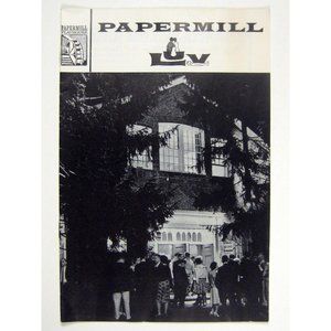 LUV Paper Mill Playhouse Program 1967 Robert Darnell Ronny Graham